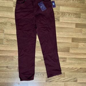 Gloria Vanderbilt Womens Jeans Amanda Essential Stretch Brown Size 10 NWT